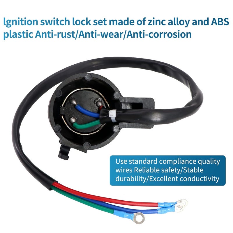 Tektall Ignition Switch Lock Set for Harley Davidson Sportster XL 883 1200 1995-2003 - Image 4